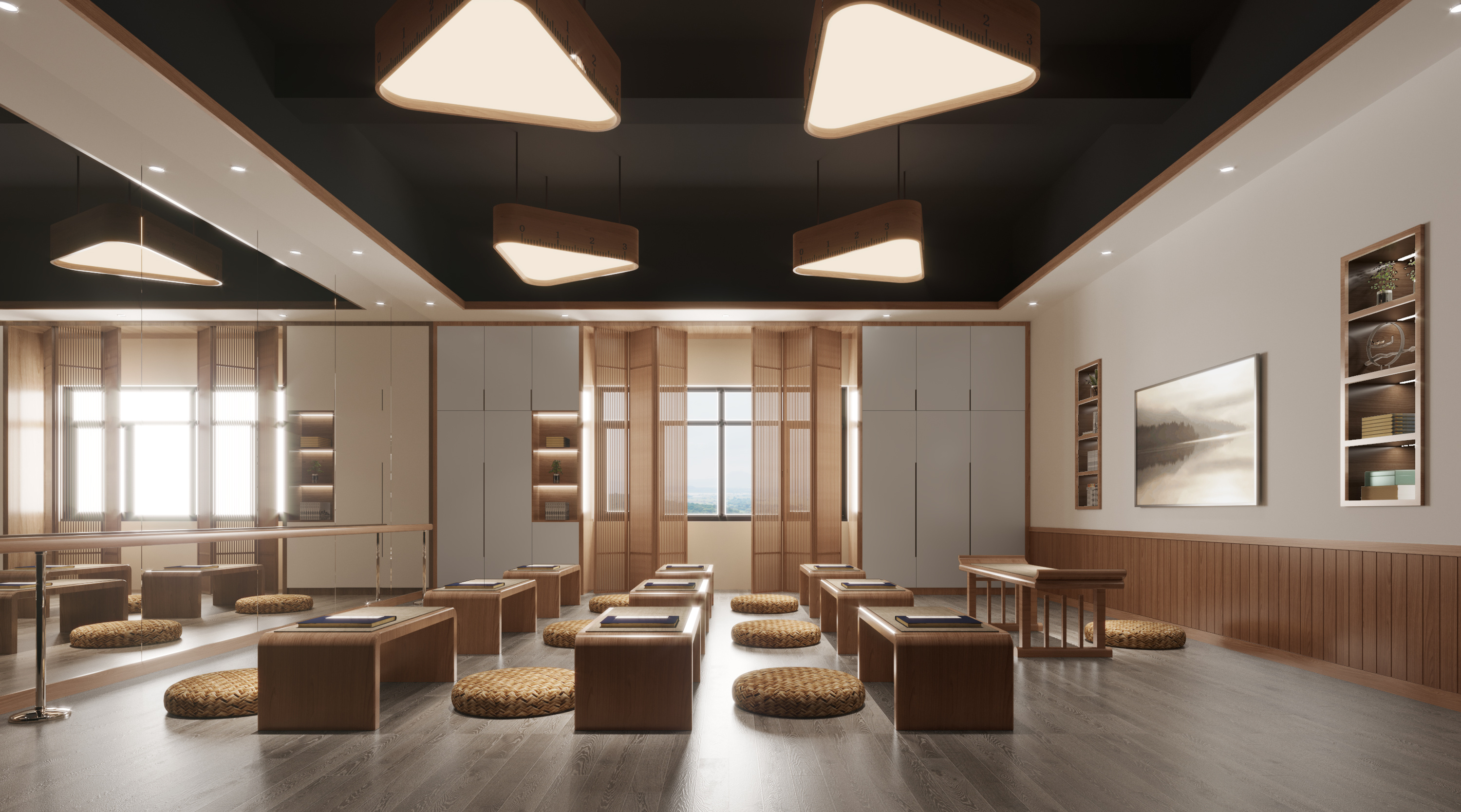 中式风格培训机构，用环境影响孩子-3