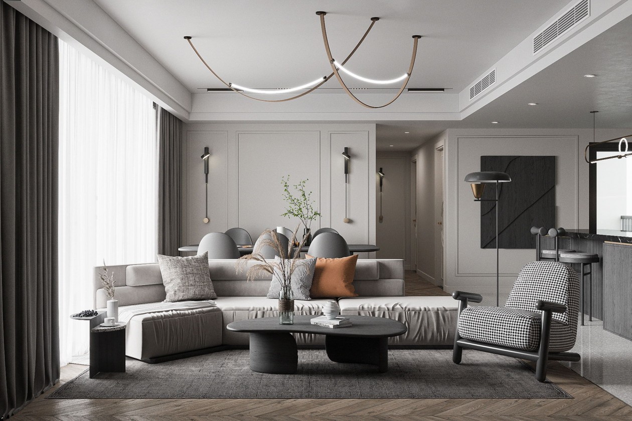 简约风空间设计 自然素雅的时尚-1