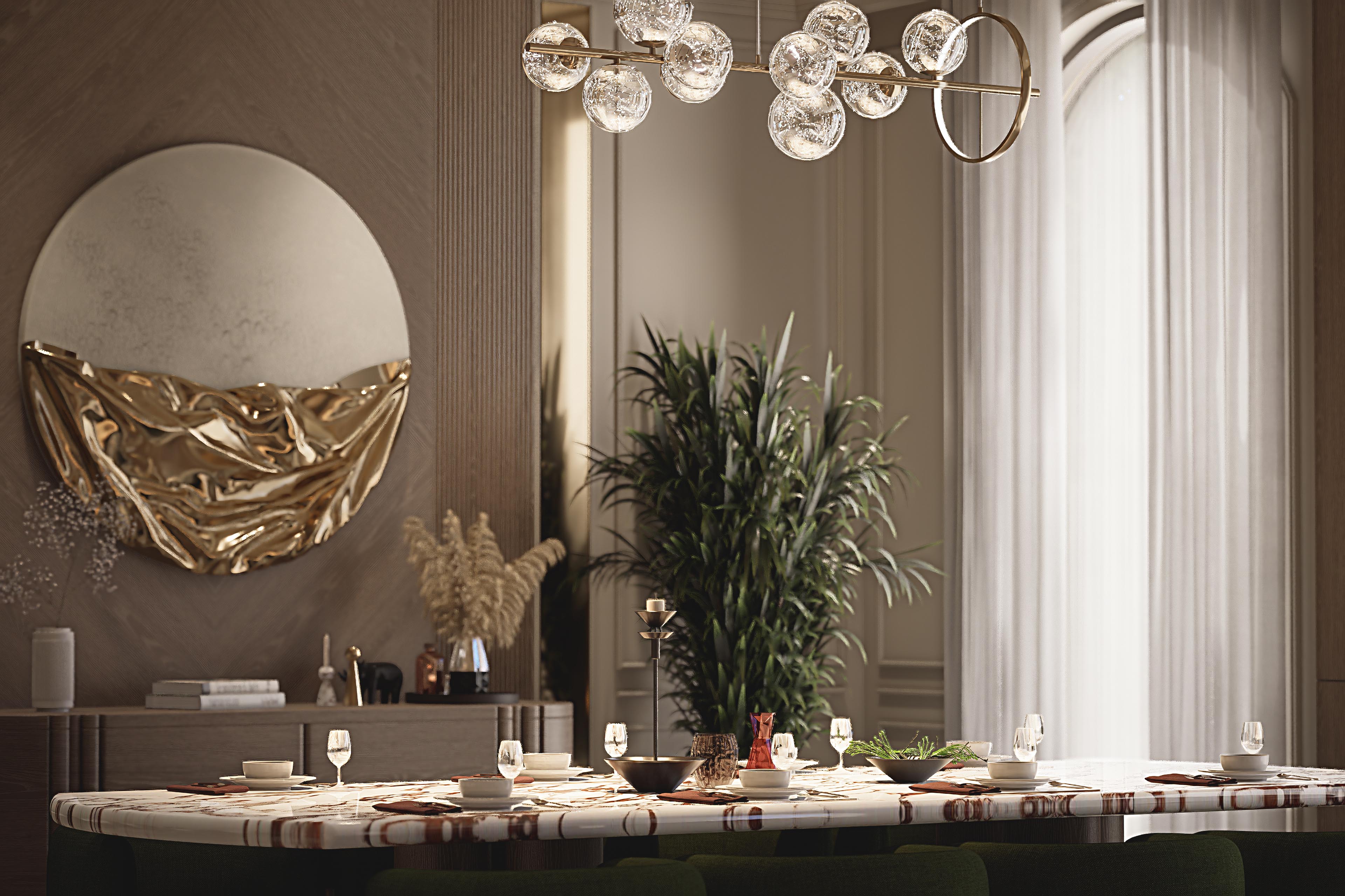 正式起居与餐厅空间设计丨阿联酋-10