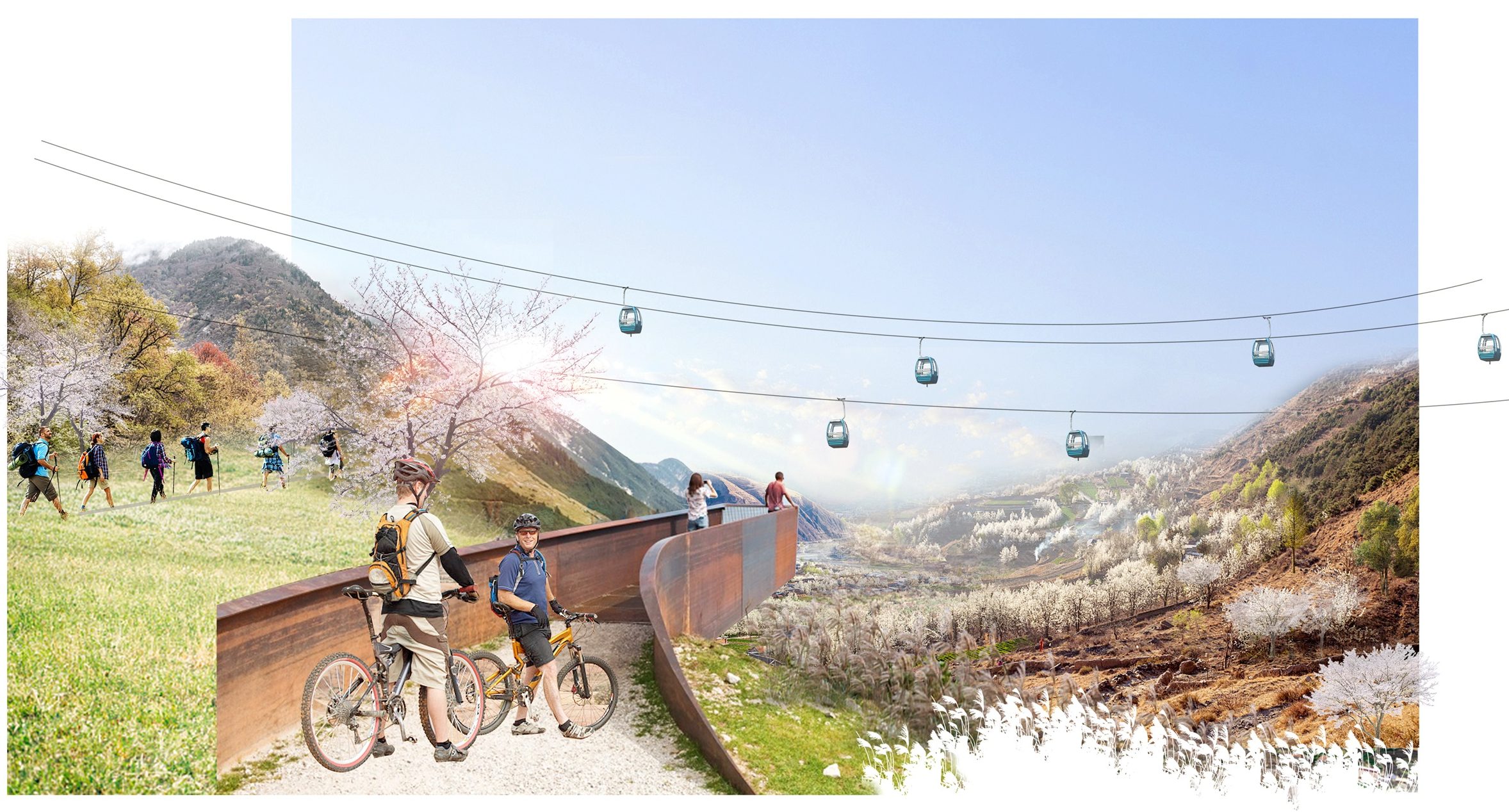 承德四季度假国际滑雪小镇景观总规划设计丨中国河北-68