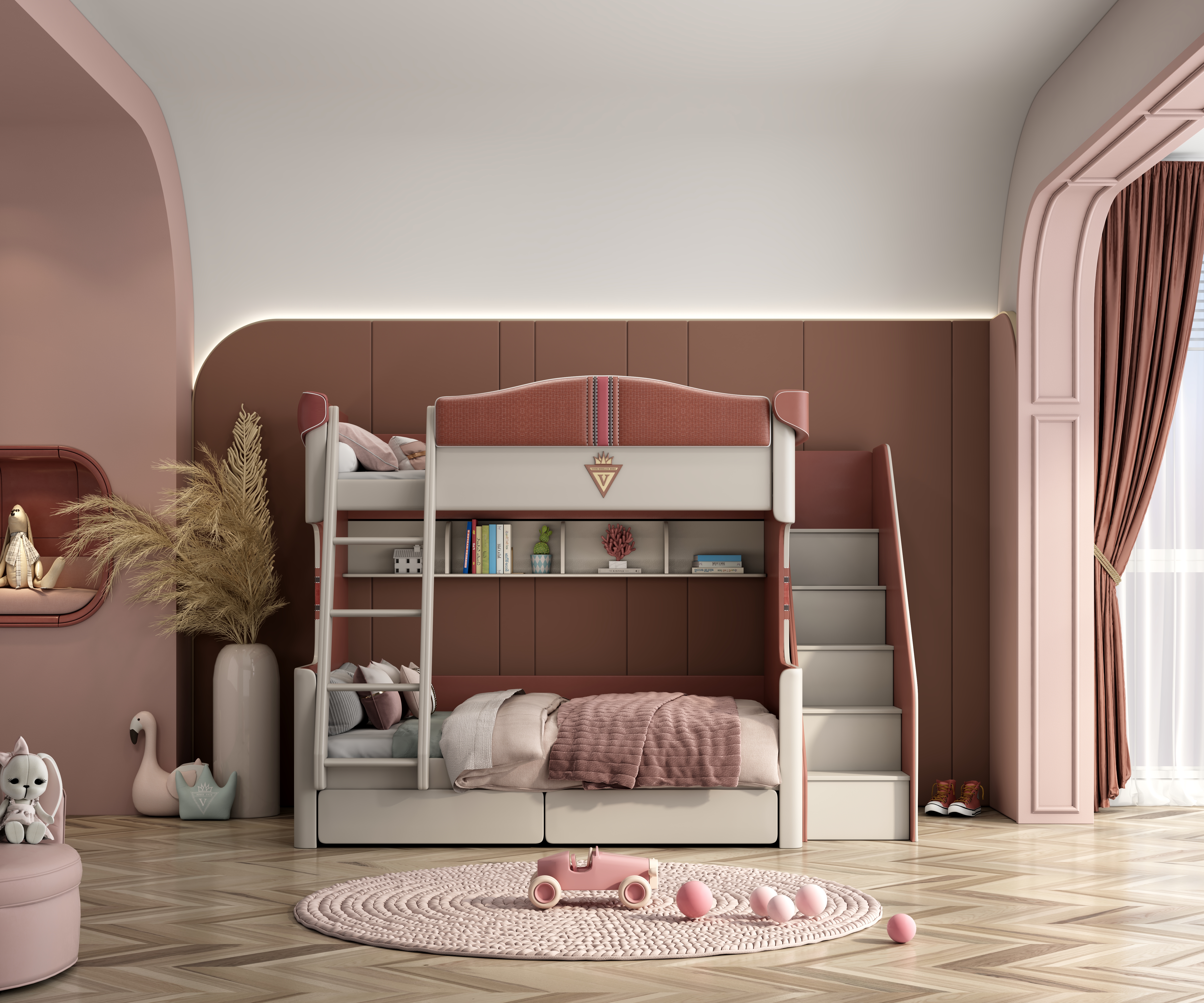 电商家具渲染儿童房间-39