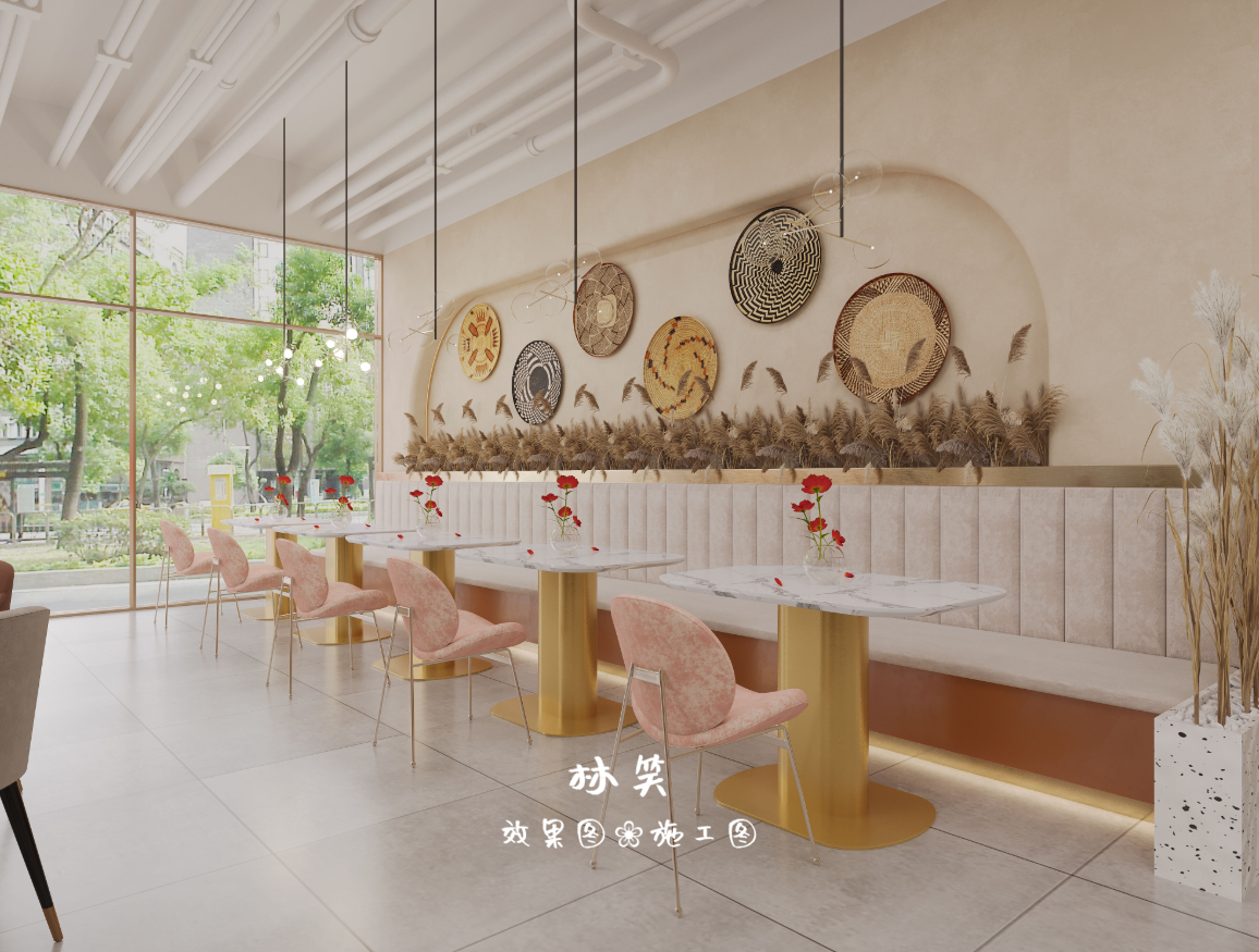 新雅致的西餐厅设计，营造轻松、浪漫的用餐氛围！   -3