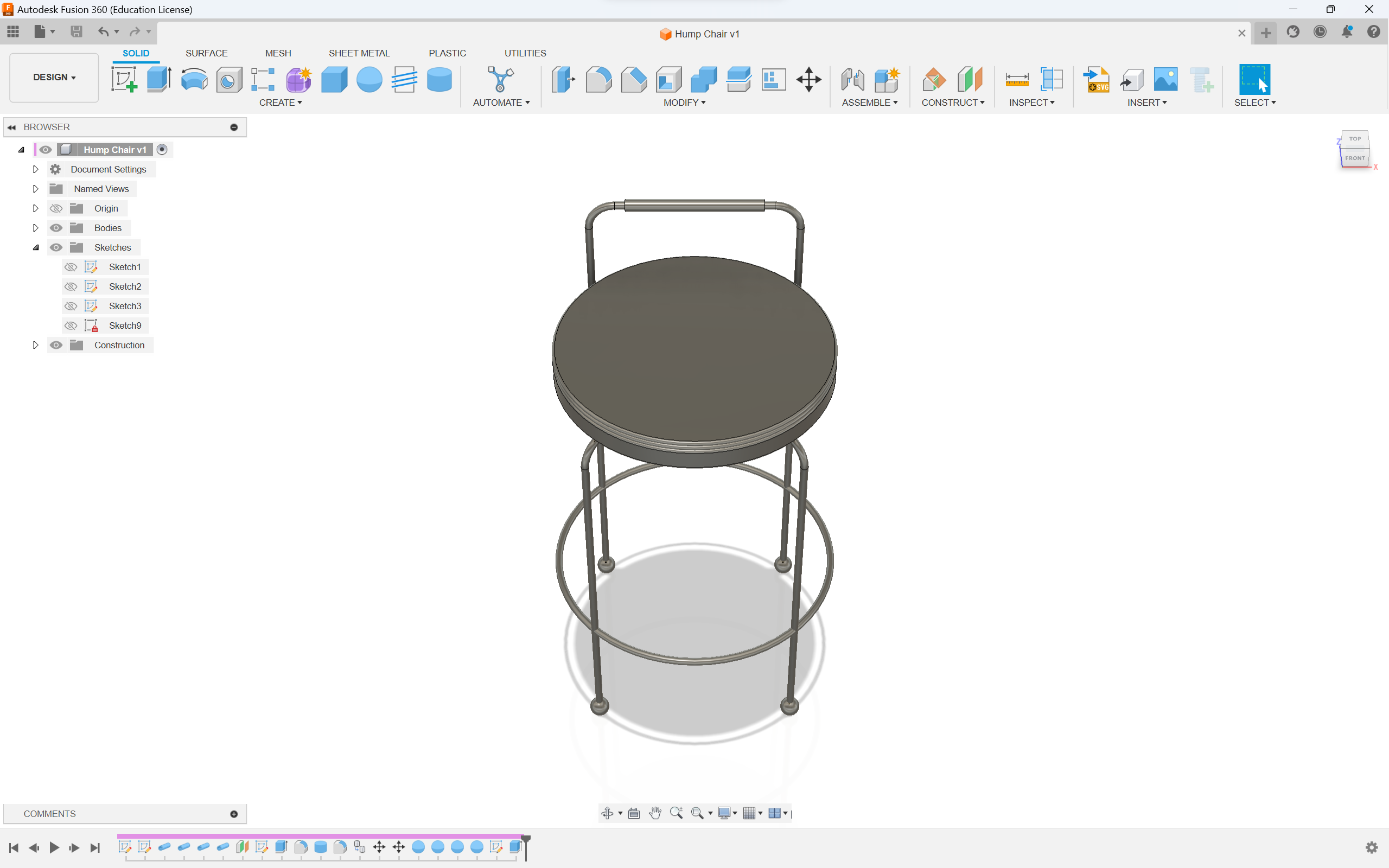 The Metro Elegance Stool-5