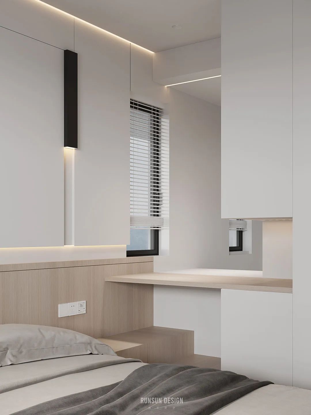 温州翡翠心湖私宅 · 简约素雅的灵动空间丨中国温州丨朗石设计-61