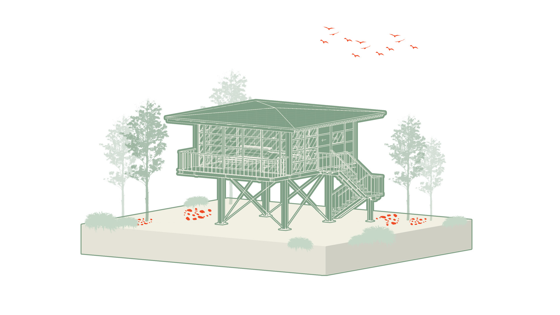 树屋工作室丨印度丨Stilt Studios-40