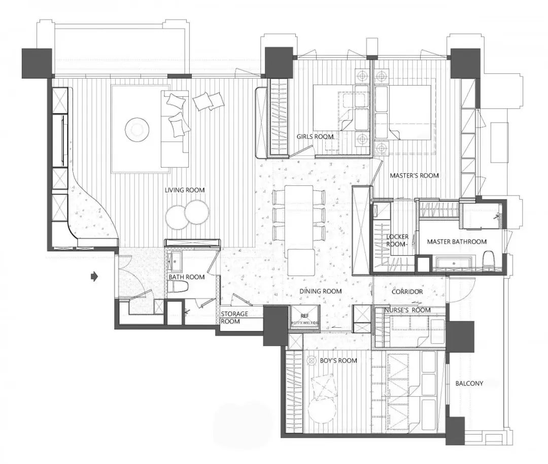 简约白色系住宅-34