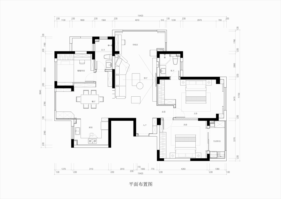 台州临海伟星城私宅设计丨中国台州丨本末空间设计-57