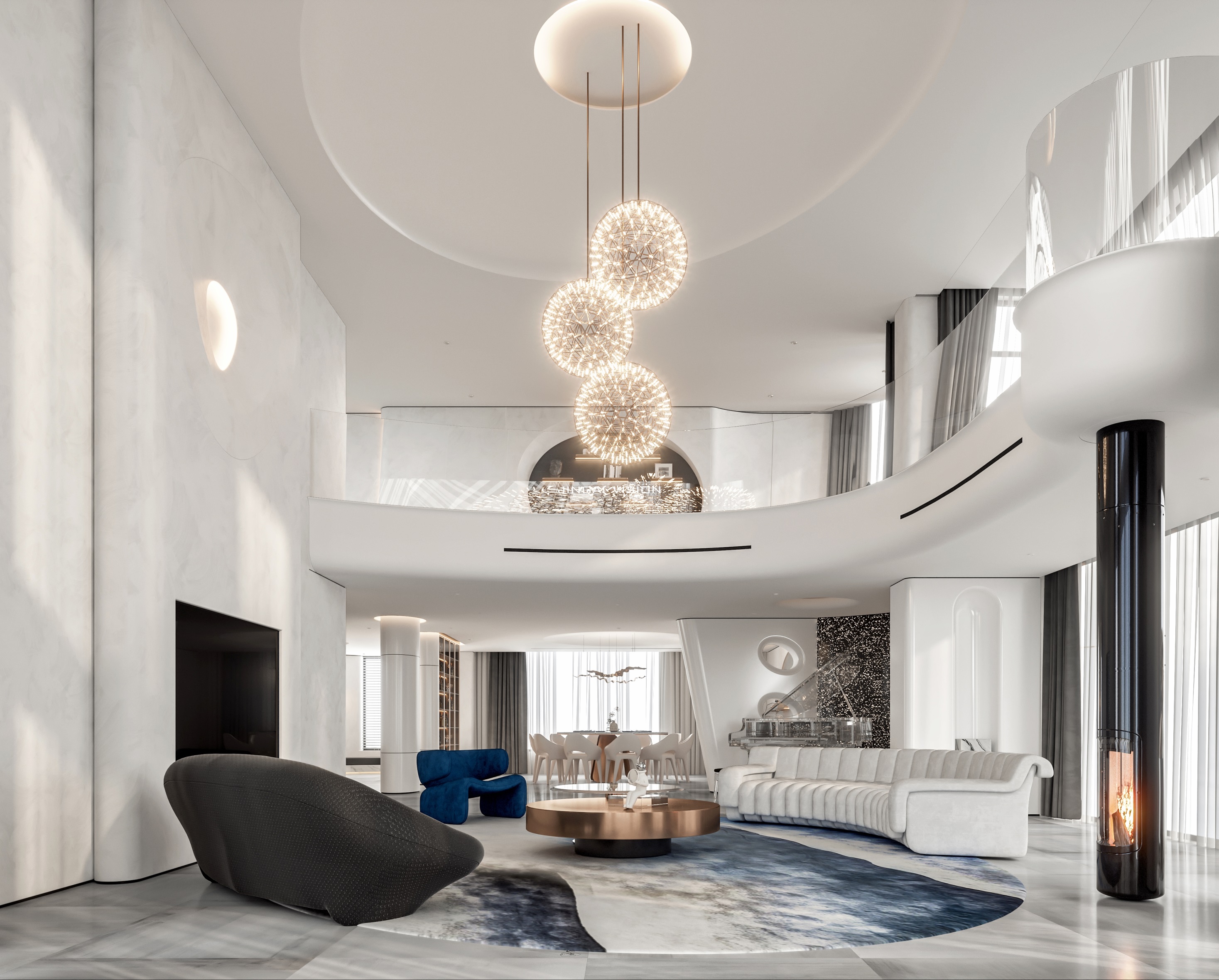 1700㎡豪华别墅设计丨中国义乌丨G SPACE DESIGN-54