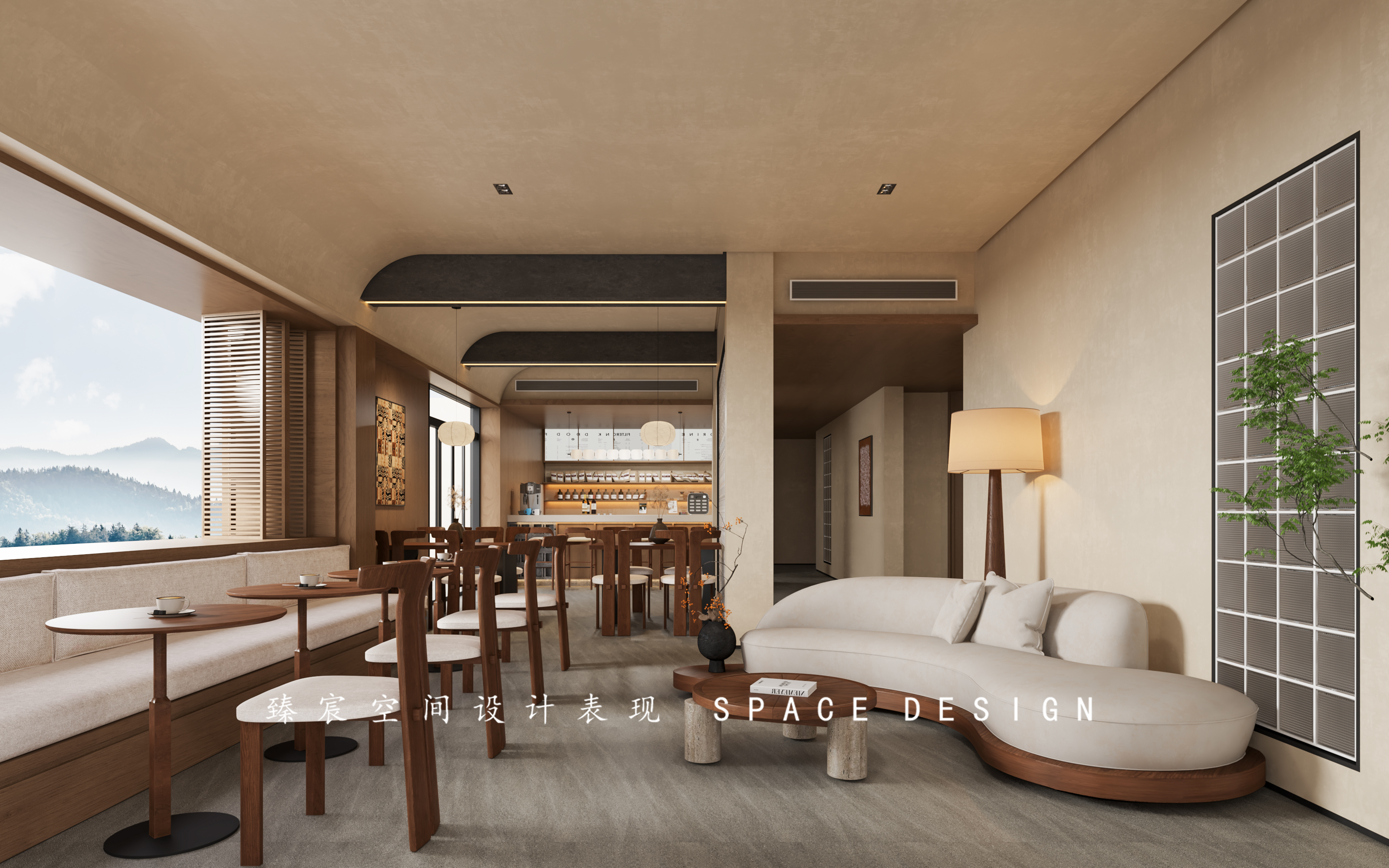 SPA会所丨中古民宿酒店丨臻宸空间设计表现-4