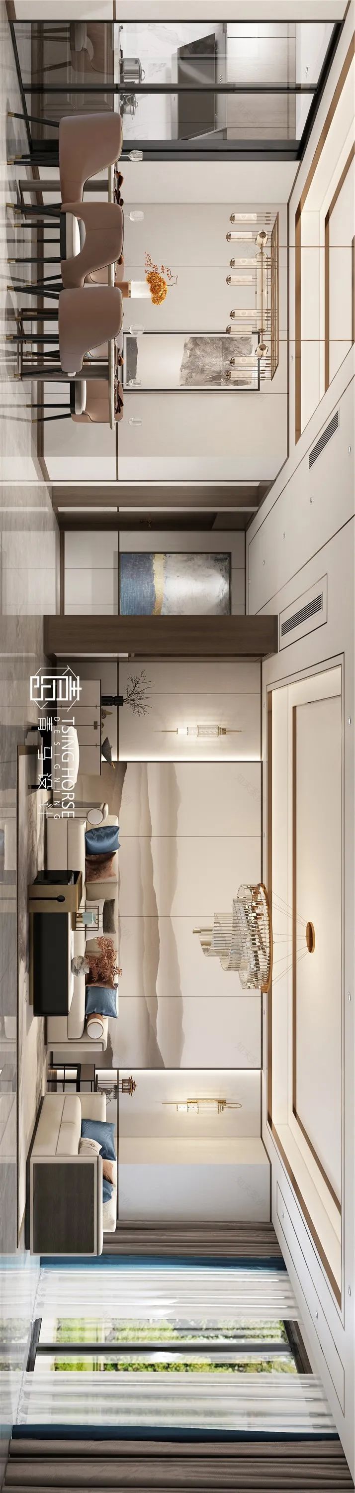 中建昆明澜庭·联排下叠 280㎡ 新中式 安然栖心 /李峻-54