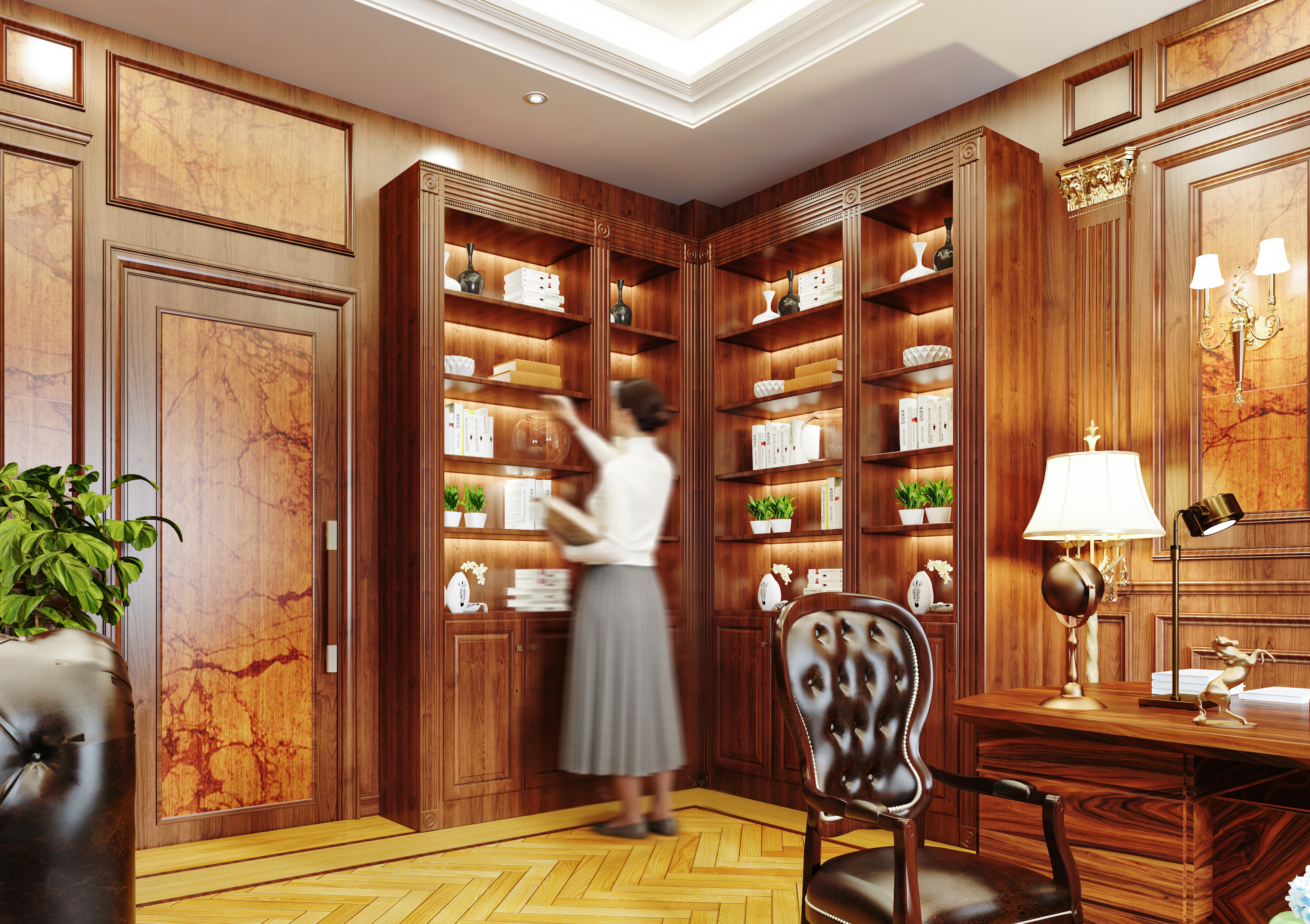 埃及经理会议室经典风格设计-9