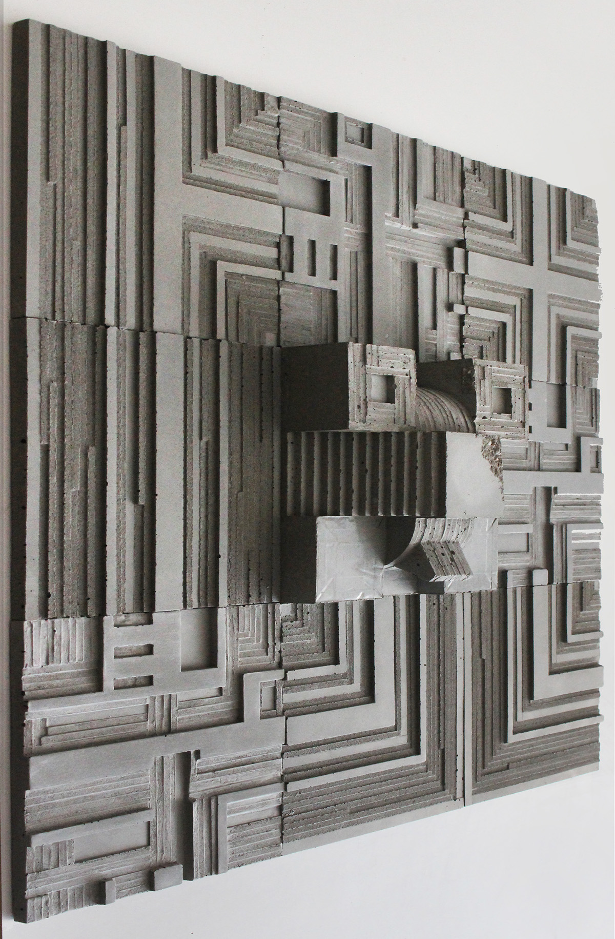 创意混凝土 relief 瓷砖 | 自然或釉面可选-27