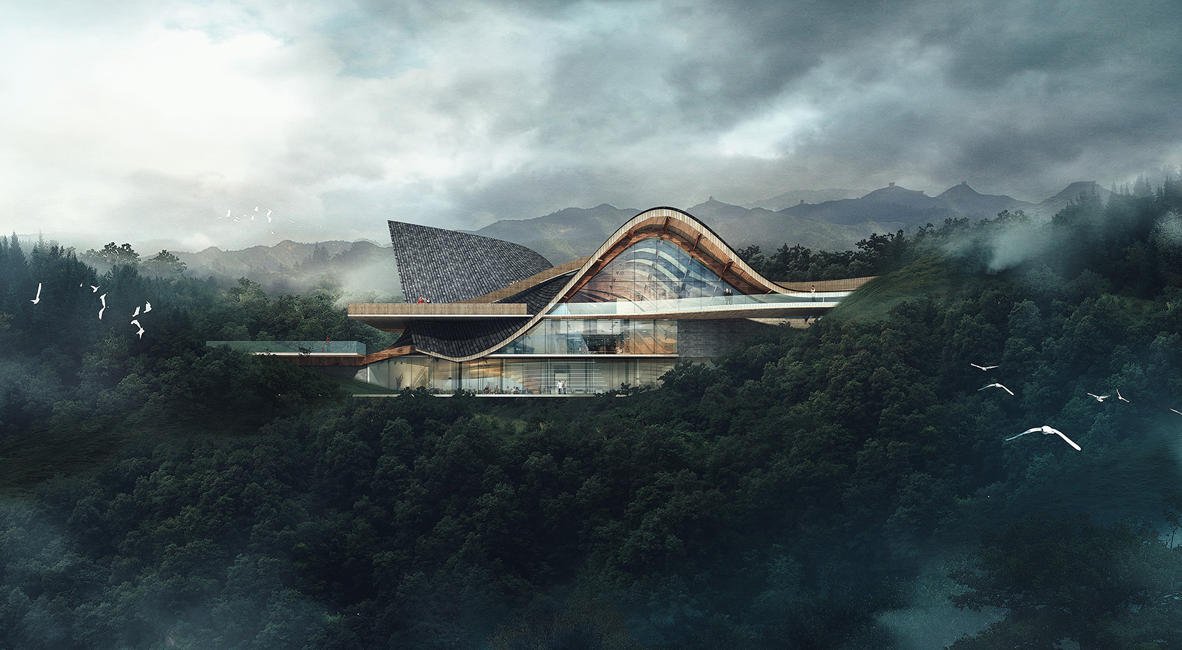 山顶艺术馆，承德 / dEEP Architects-56