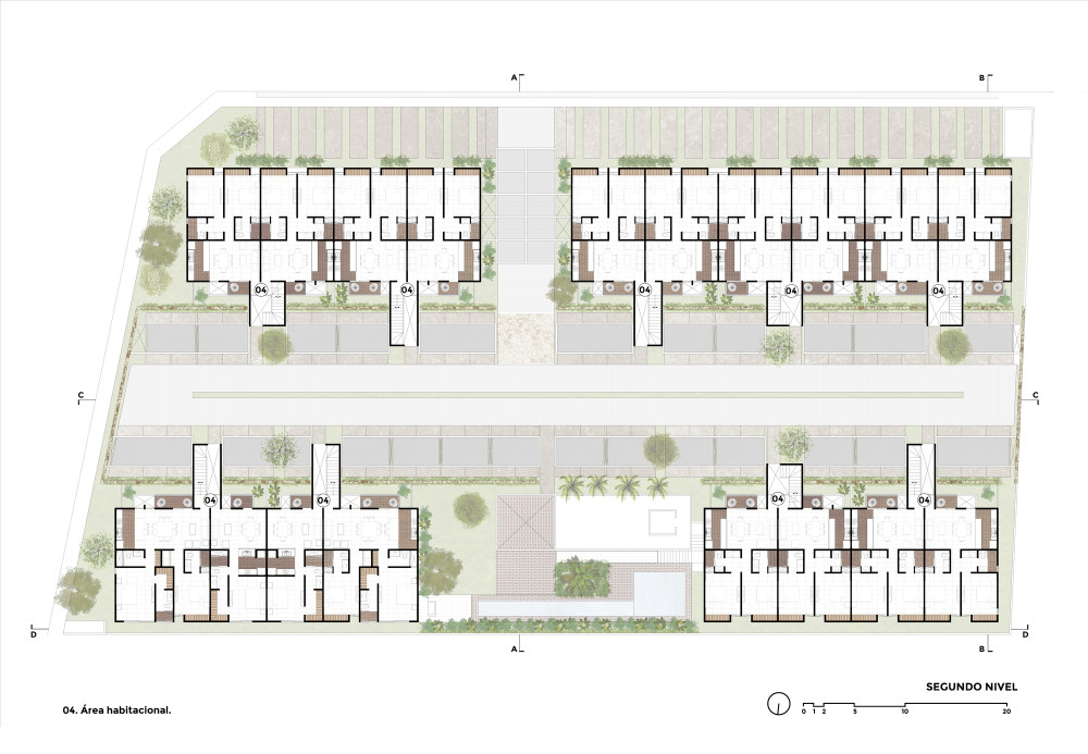 墨西哥 Yucatán 州 Chablekal 住宅综合体社区设计丨P11 Arquitectos-48