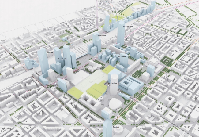 里昂帕迪厄区改造项目丨法国里昂丨AUC,Arep,MVRDV等-29