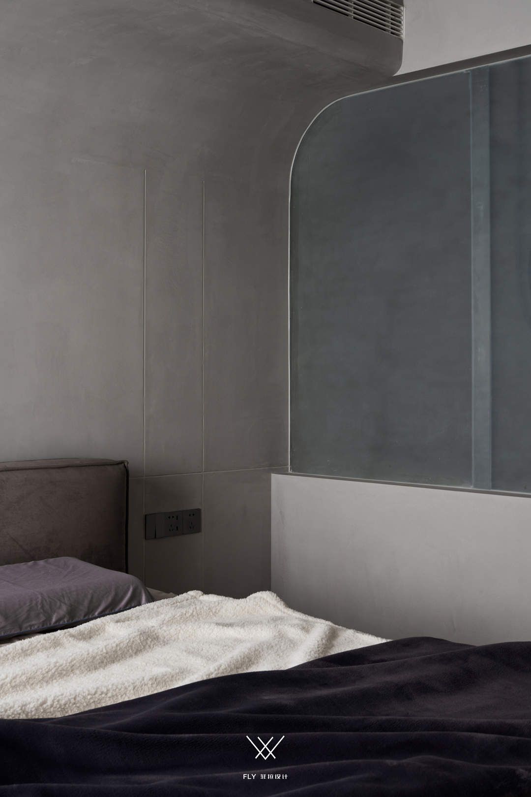 浙江杭州「万家星城」三室两厅现代侘寂空间设计丨中国杭州丨菲拉设计-107