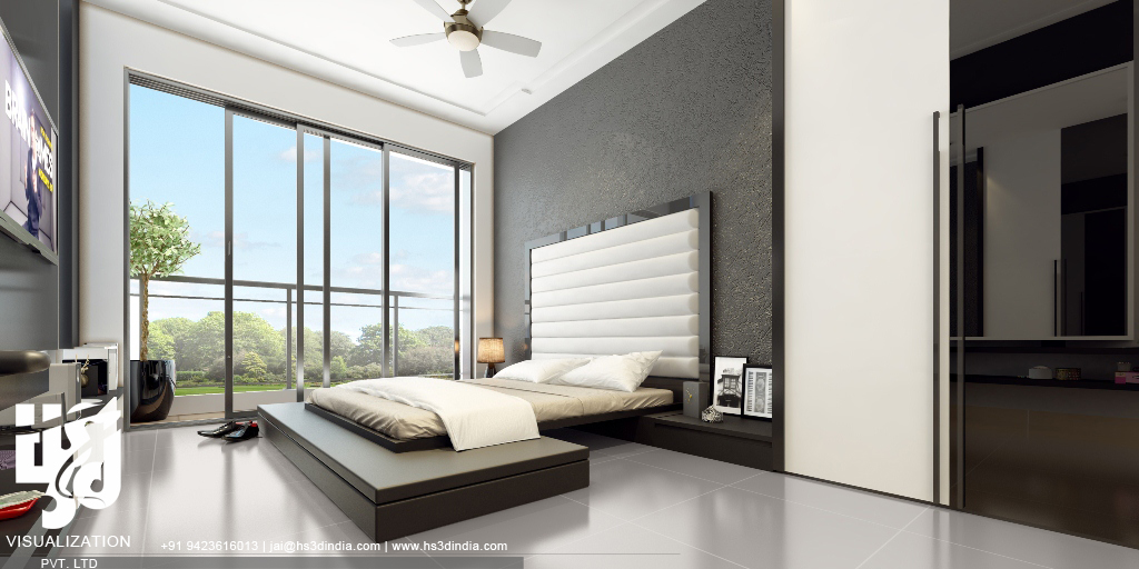 印度 HS3D 打造惊艳住宅室内渲染-25