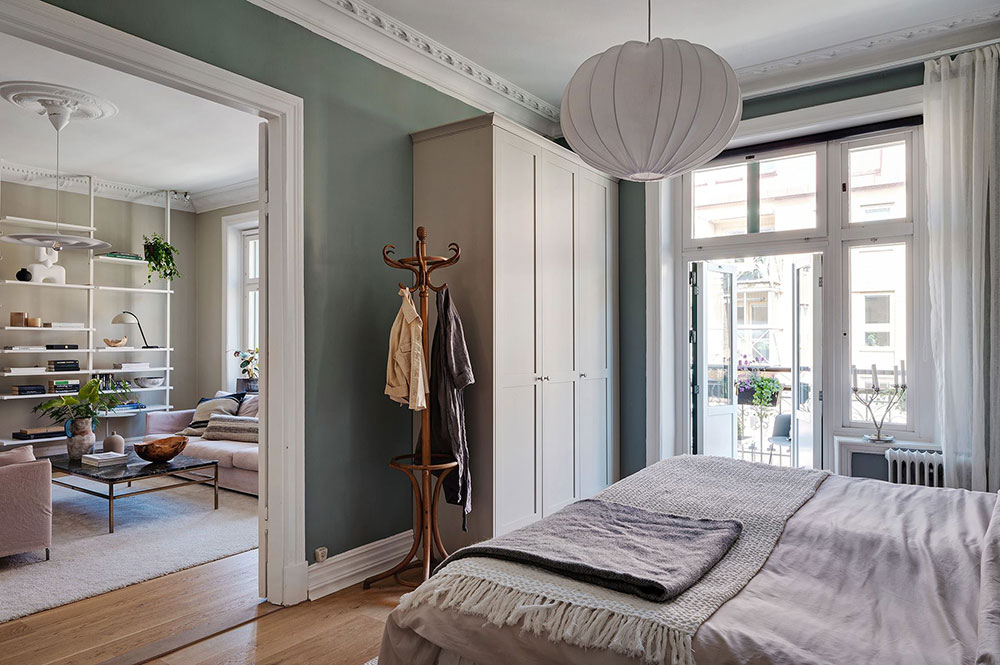 瑞典哥德堡 99 平米粉色沙发公寓设计-8