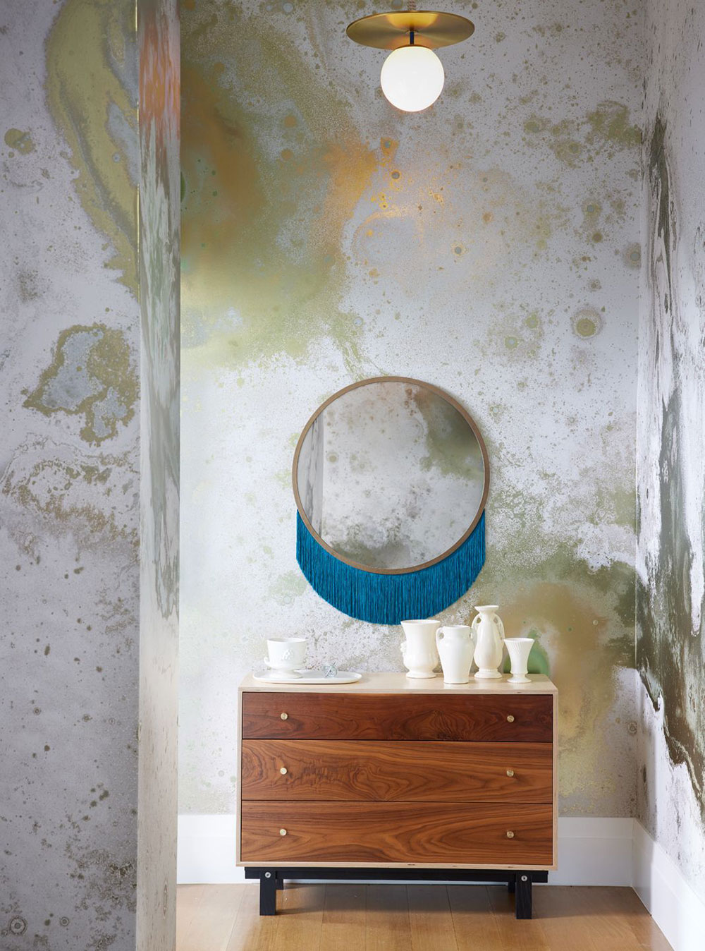 纽约活力四溢的彩色阁楼之家-9