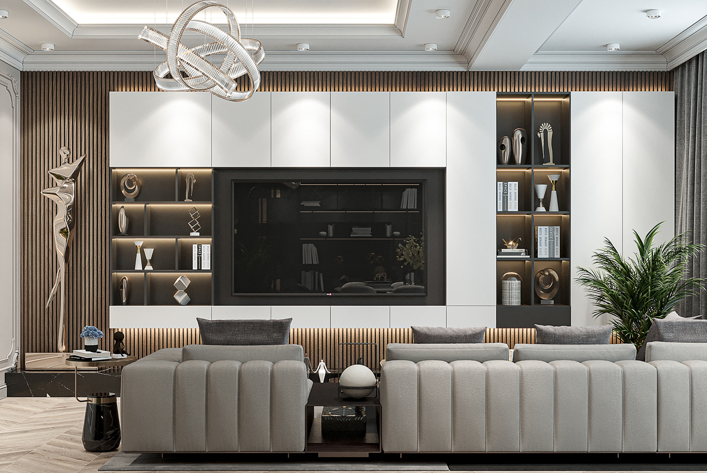 Люксовая гостиная, luxury living room|塔吉克斯坦-2