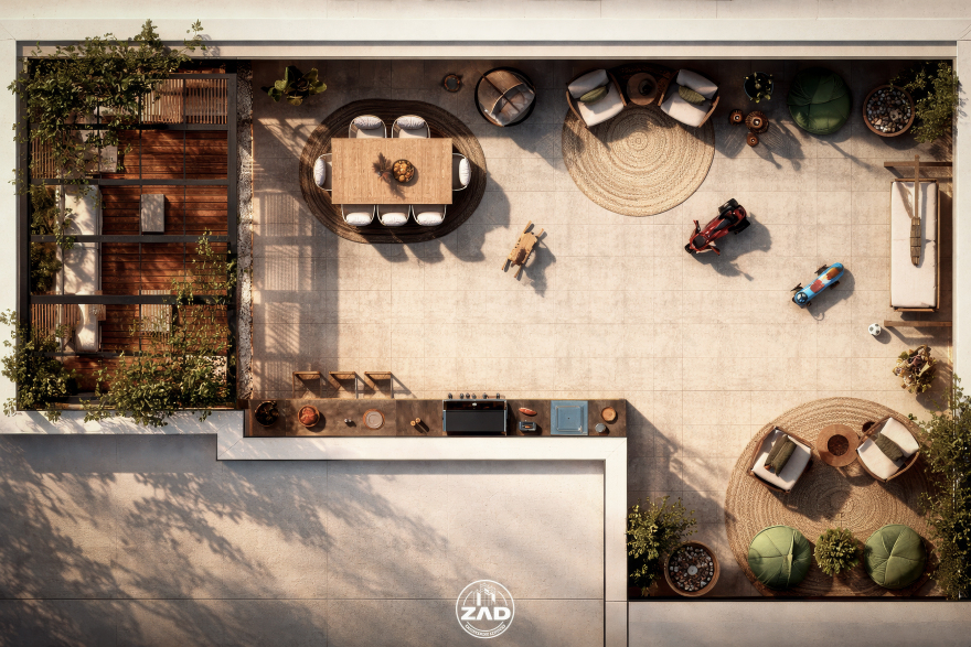 奢华屋顶设计
注:原文中Lu·ury可能拼写有误,推测是Luxury,按照奢华来进行了翻译 丨沙特阿拉伯-13