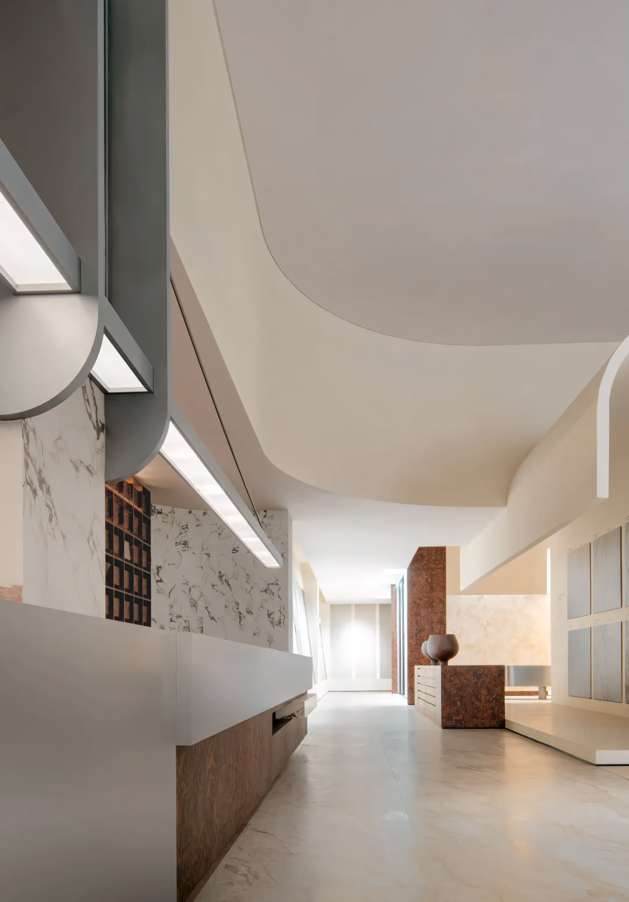 博思道设计丨佛山瓷砖展厅-7