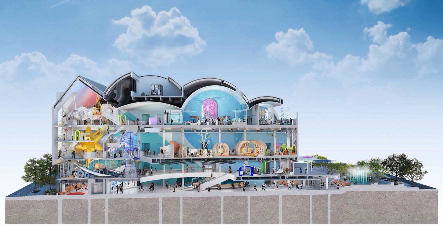 La Nube 儿童博物馆丨美国埃尔帕索丨Snøhetta-24