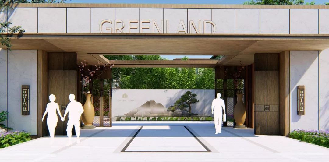 绿地•洪湖国际经开城禅意小镇景观设计-29