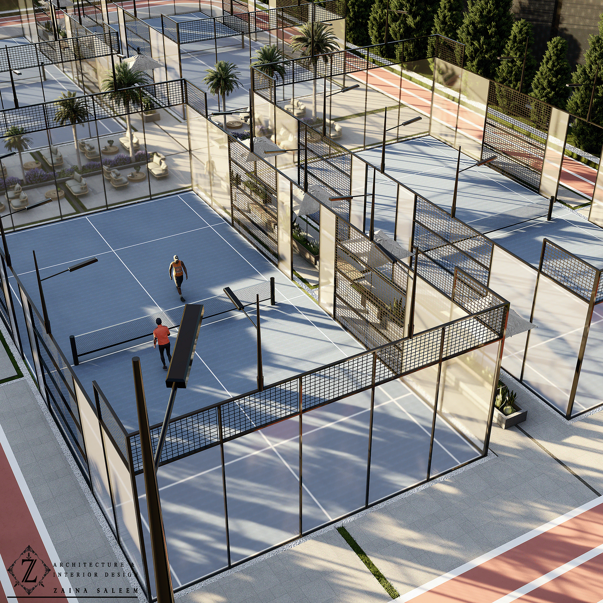 Padel 俱乐部设计丨约旦安曼-23