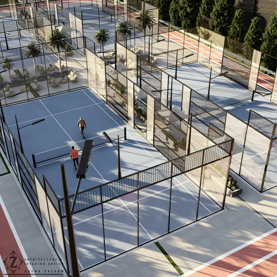 Padel 俱乐部设计丨约旦安曼-23