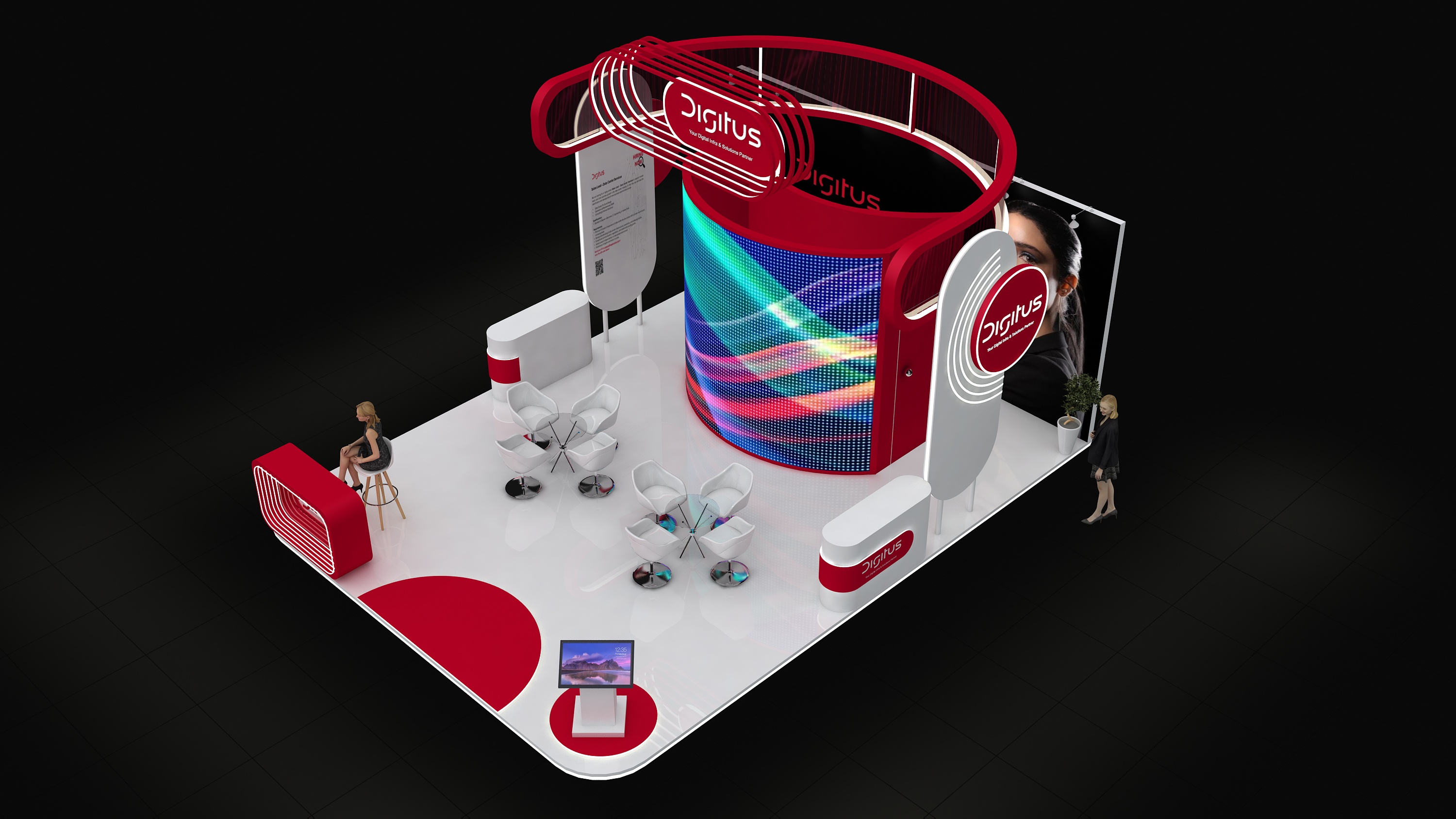 DIGITUS 8X6M STALL DESIGN IN GERMANY-5