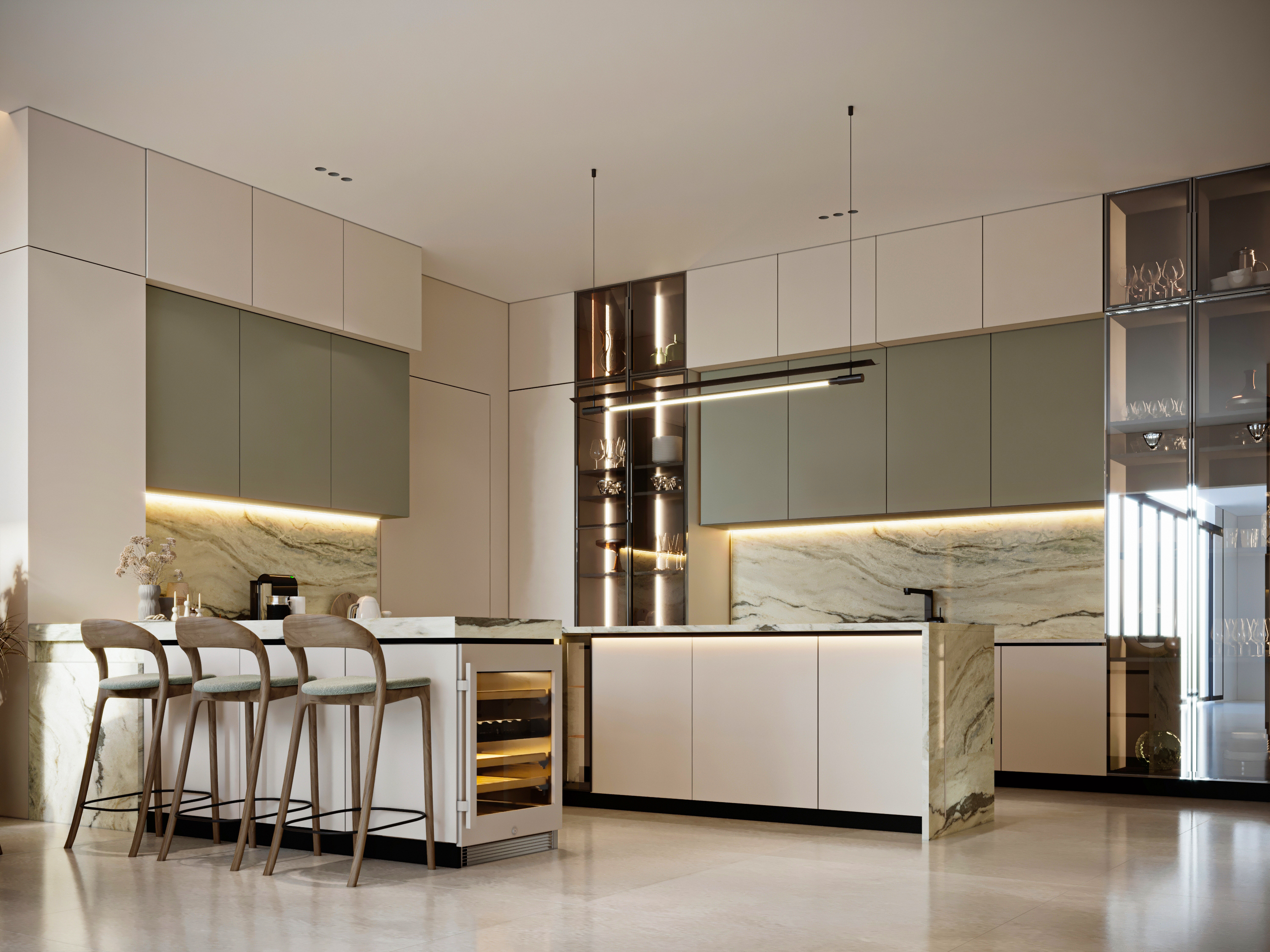 厨房与餐厅技术图纸设计项目丨卡塔尔丨BOLD.CO-5