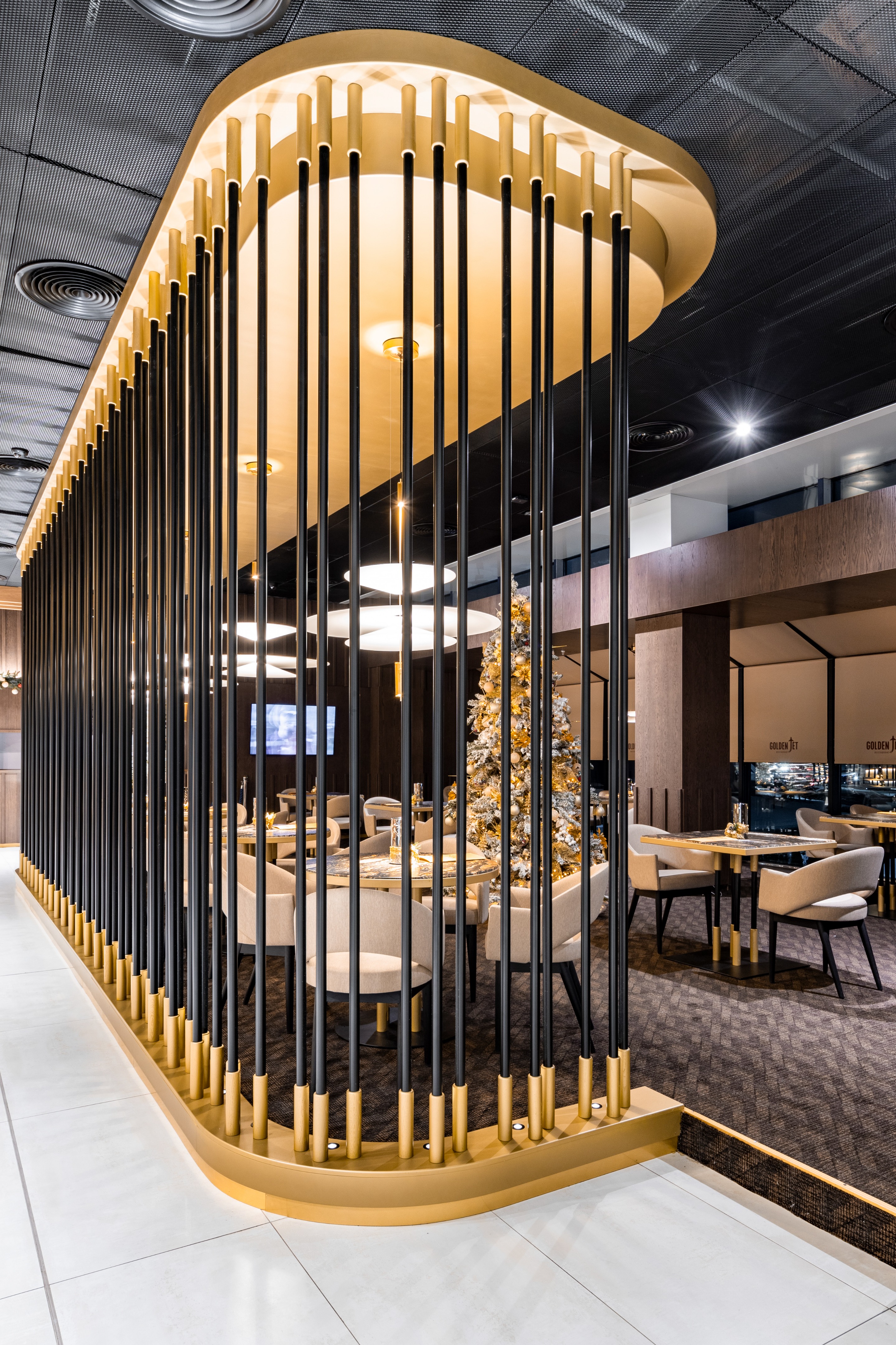 金 jet 餐厅-- 私密优雅的用餐空间-4