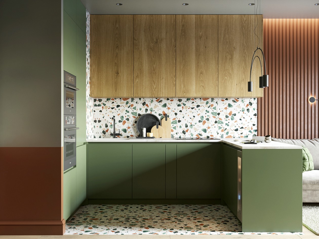 北欧风独居生活，原木元素营造温馨空间-4