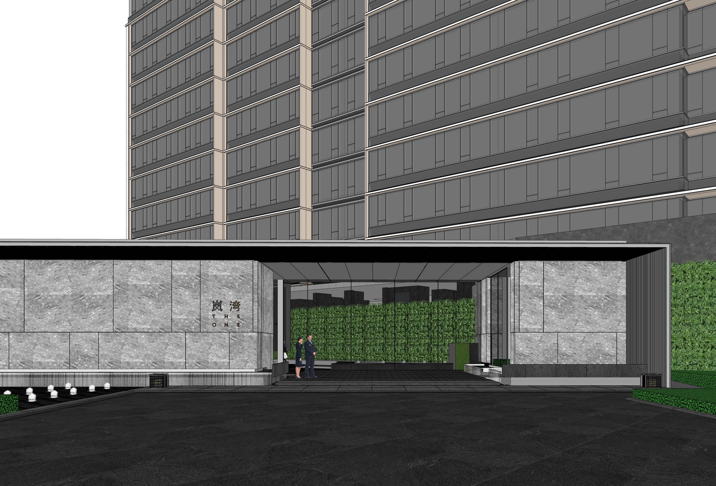 台州朗成岚湾示范区景观SU模型-6