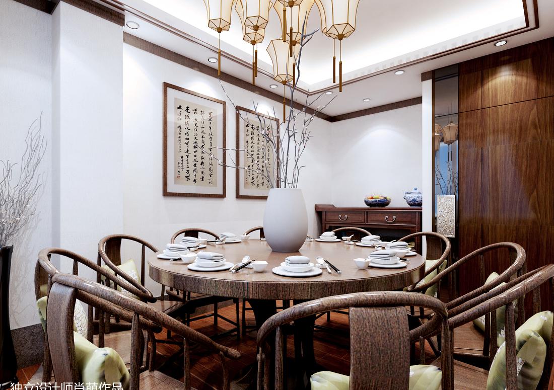 新中式风格餐厅设计案例解析-26