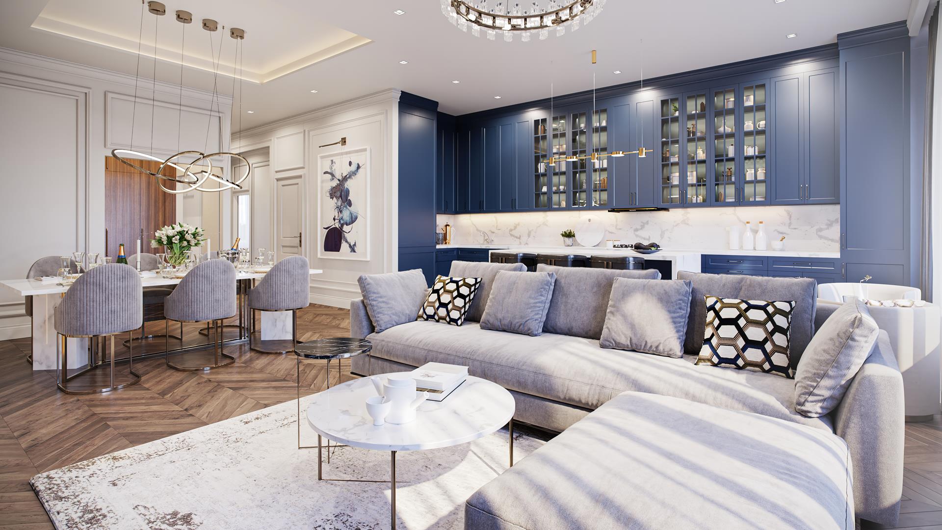 豪华公寓室内装修-8