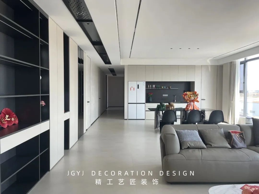 280㎡现代风大平层设计丨精工艺匠装饰-17