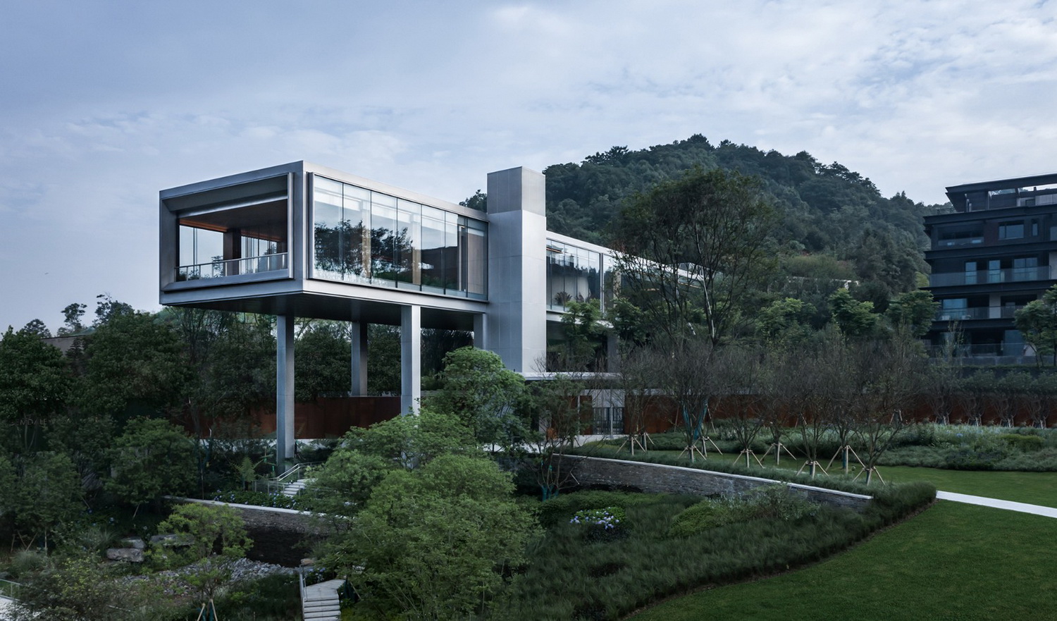 长沙金地·湖山樾社区中心建筑设计丨中国长沙丨PTA上海柏涛-6