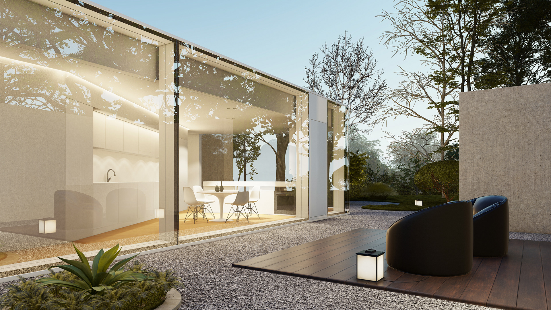 LUMION 课程作业 · 卢加诺住宅渲染-5