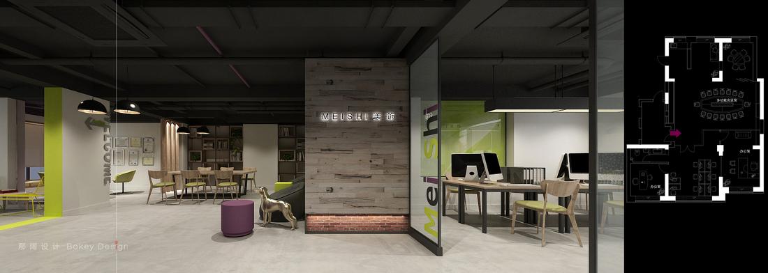 创意办公空间设计案例 | 色彩与功能的完美融合-0