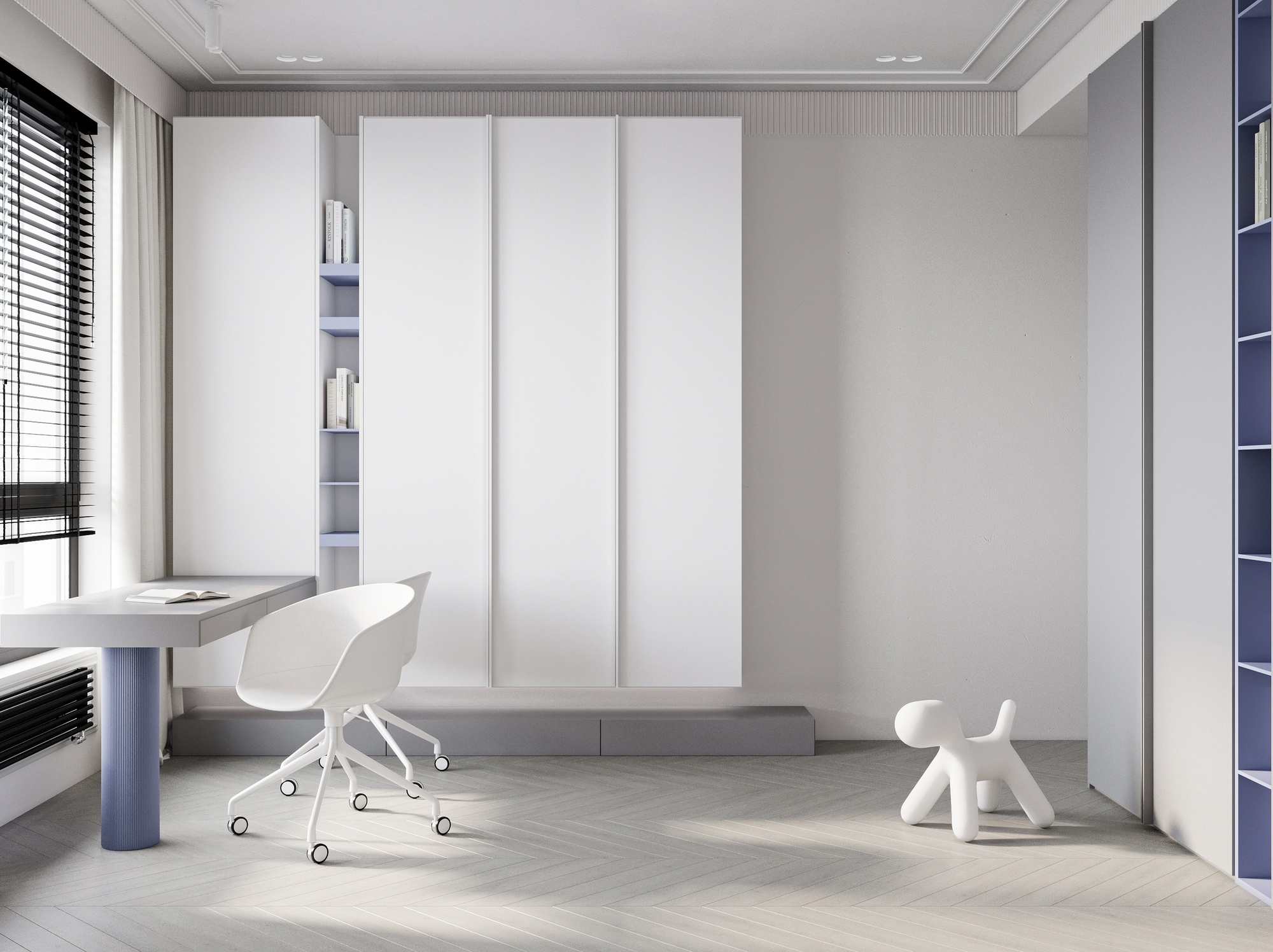 莫斯科河滨公园 88 平室内设计丨俄罗斯莫斯科丨Quadro Room-35