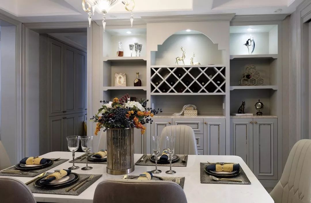 嵌入式餐边柜酒柜设计，实用与情趣两不误-14