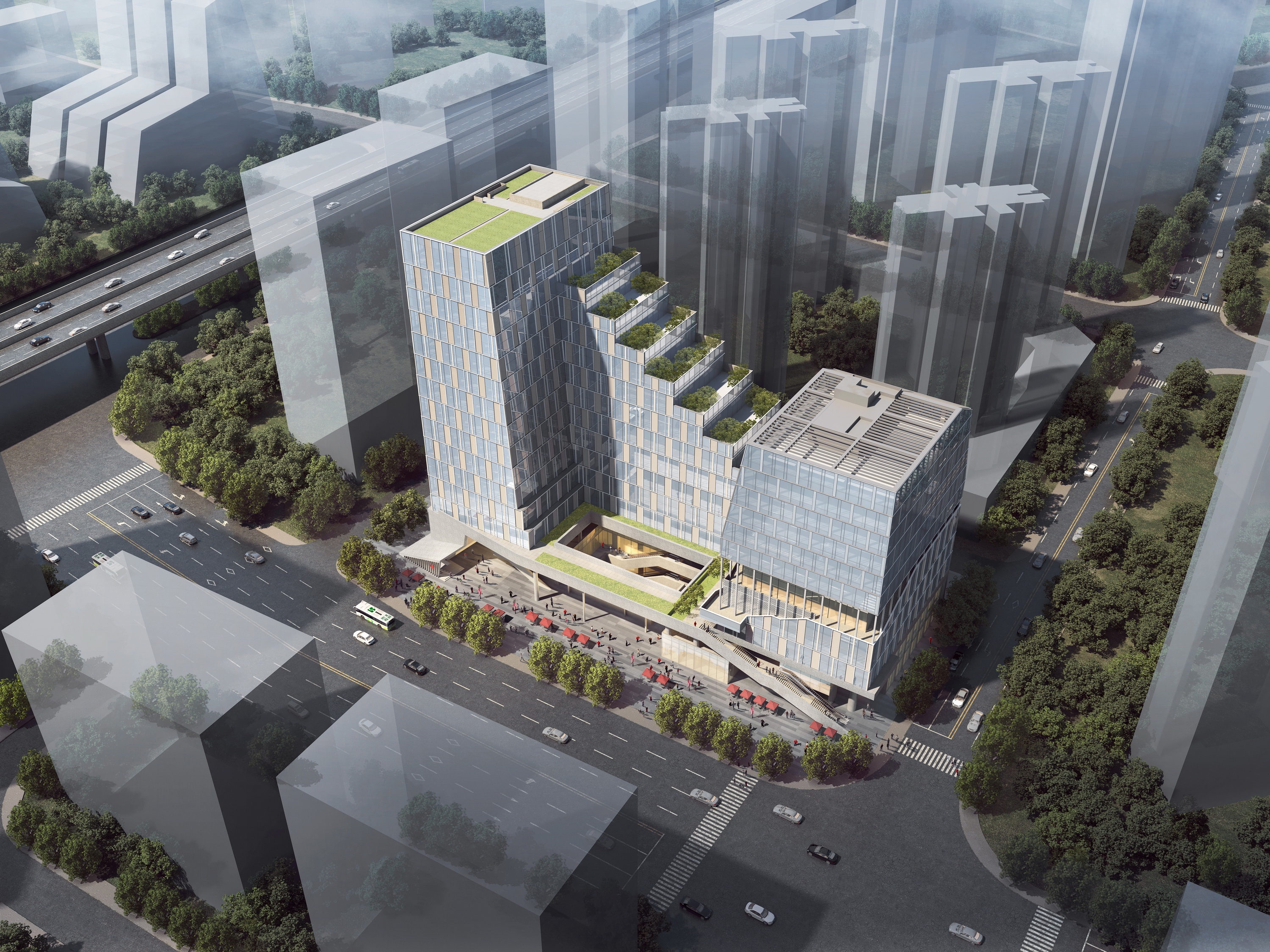 杭州武江路地铁站上盖综合体丨中国杭州丨GOA-9