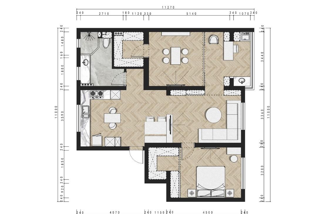 三室一厅逆袭,趣味与实用并重-3