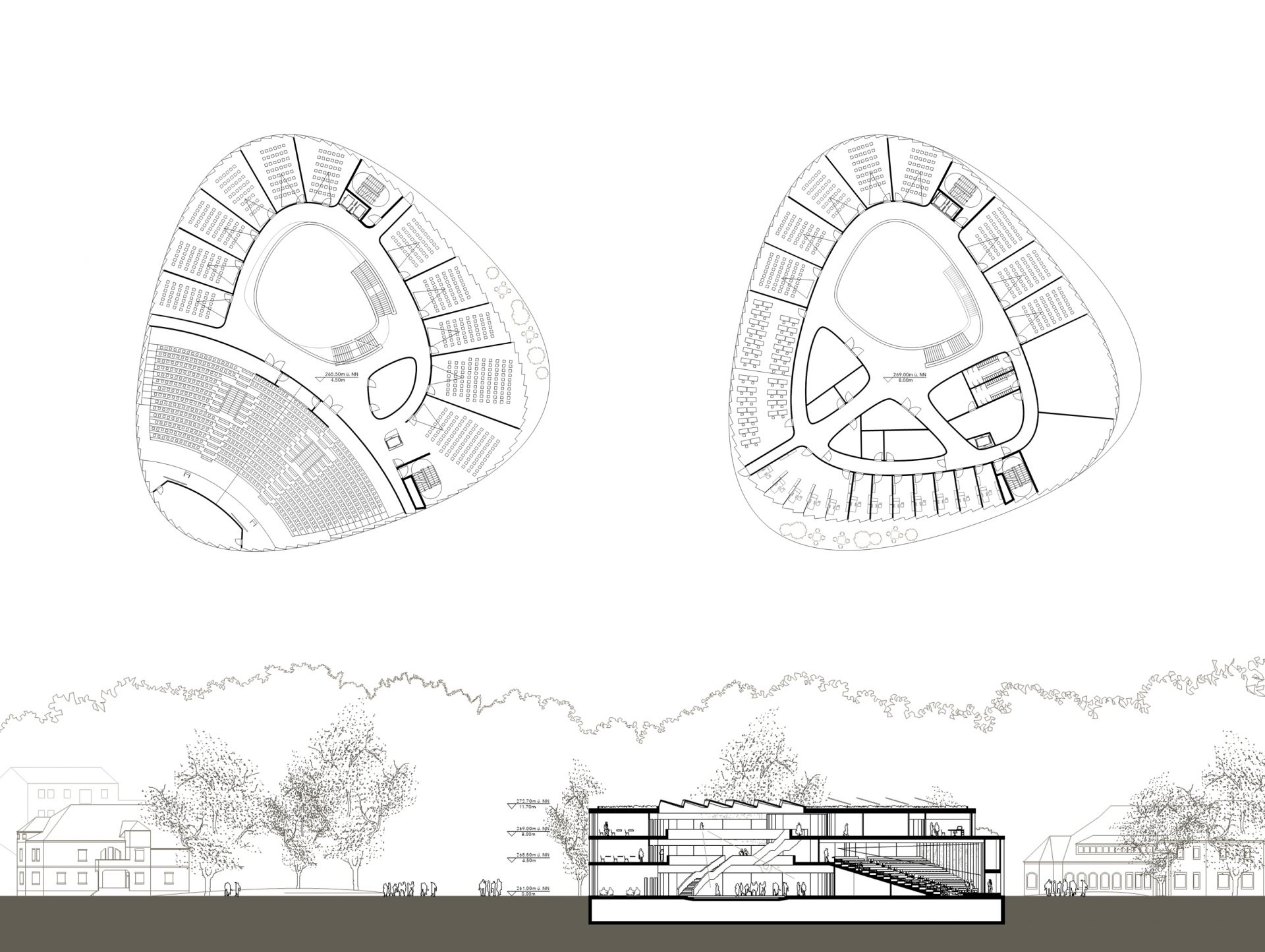 Hörsaalkomplex UKS Homburg 2010 Hochschulneubau-5