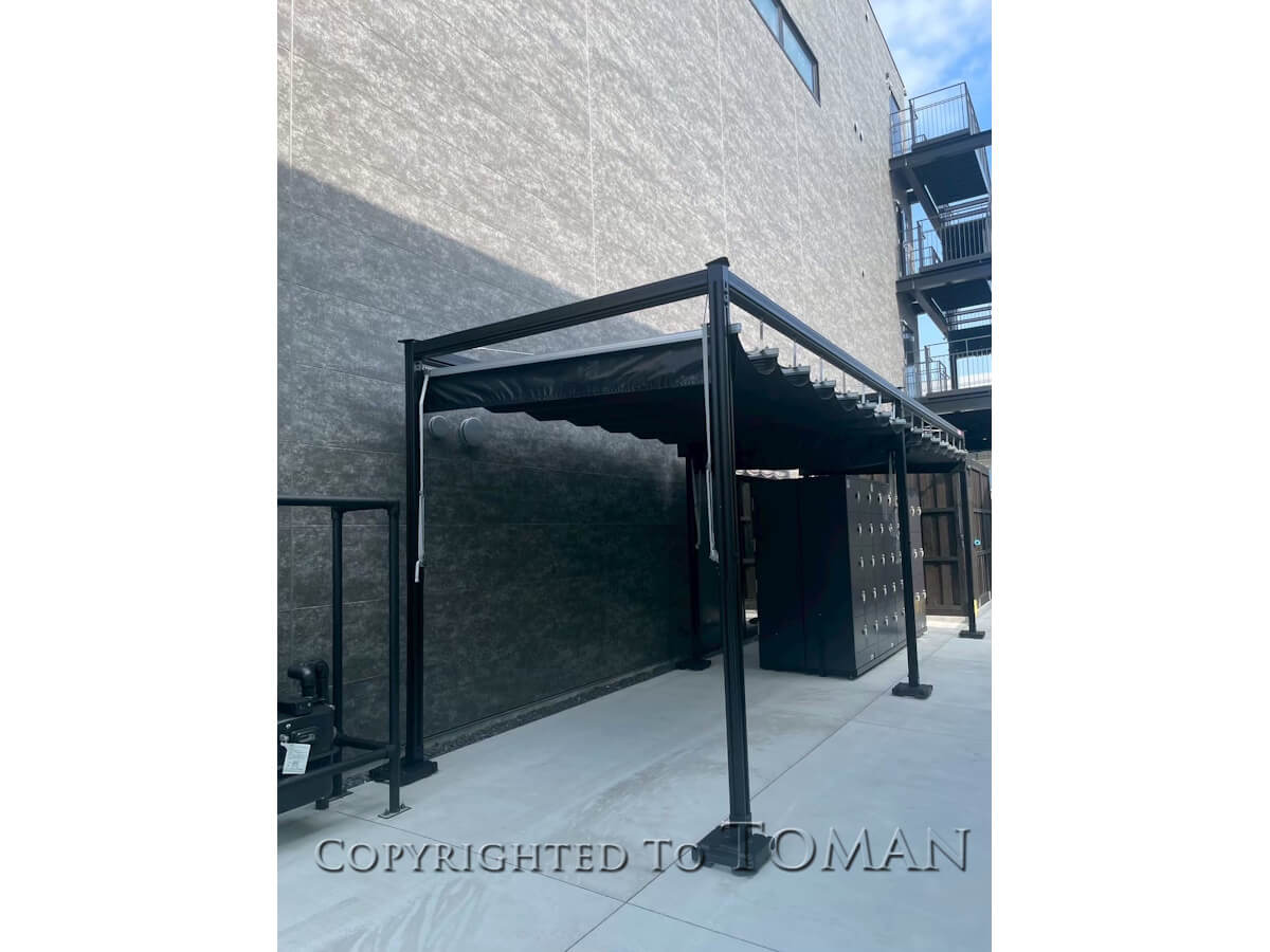 伊賀流忍者体験施設屋外テント・オーニング施工丨日本三重-7