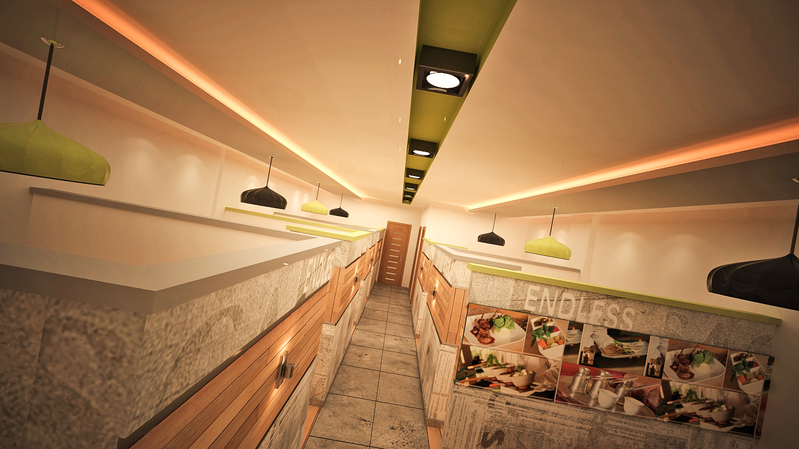 Modern Fast- Food Shop-8