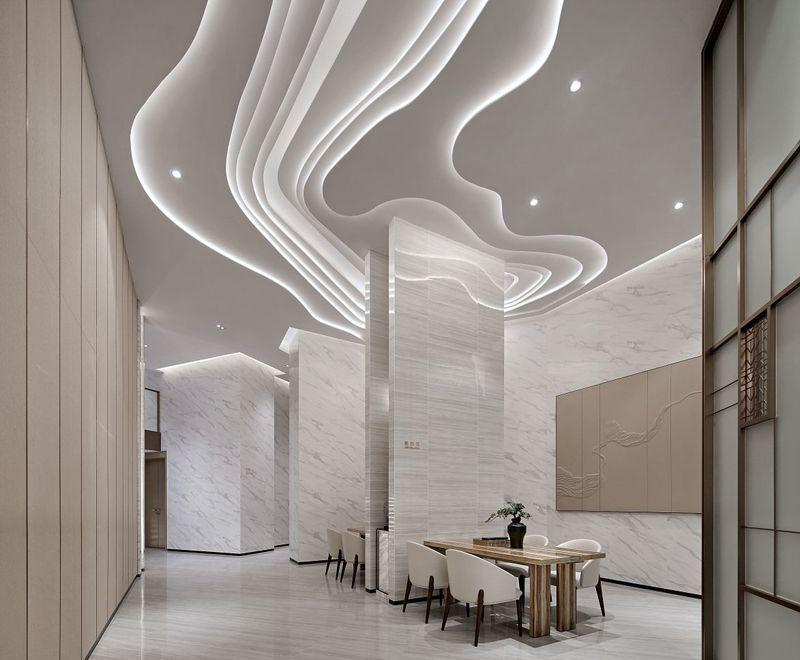侨信雲起销售中心 | 行云流水般的空间设计-67