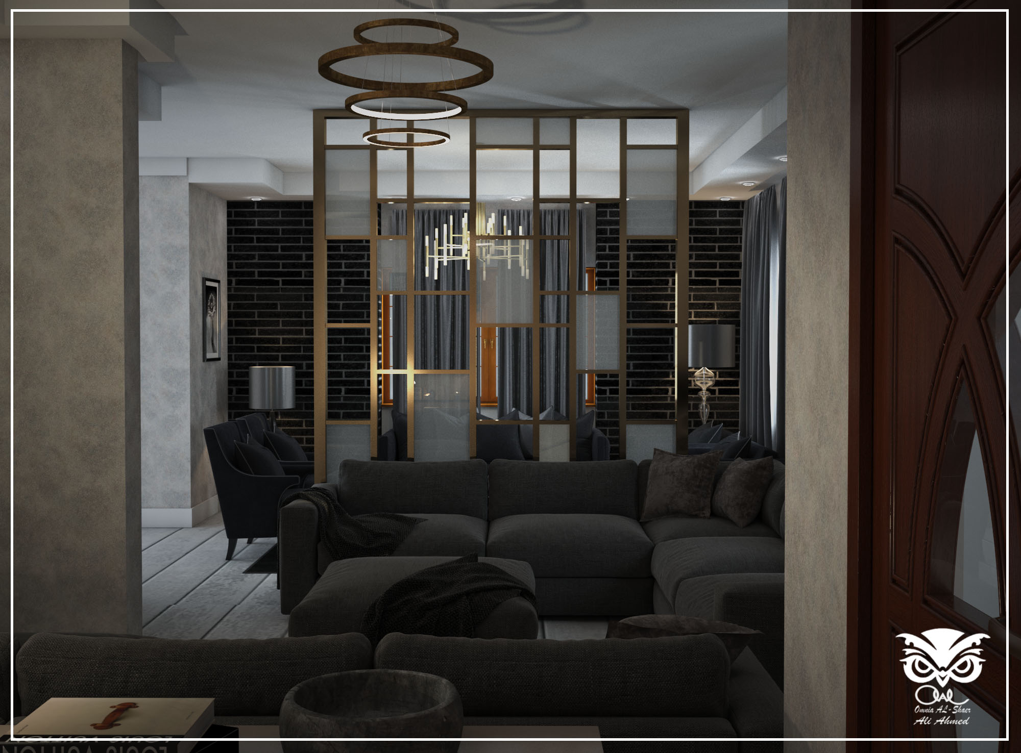 flat including 2 rooms and living room-1